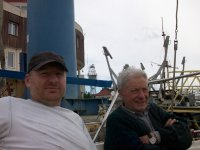 008. Górki Zach.  Marek i Waldemar po wodowaniu łódki